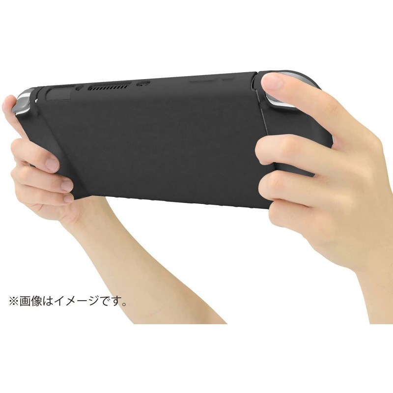 Silicon Grip Cover for Nintendo Switch OLED Model (Black)