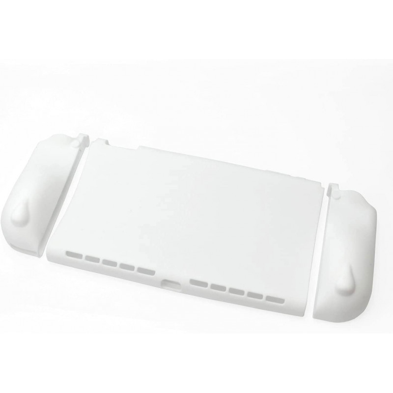 Silicon Grip Cover for Nintendo Switch OLED Model (White)