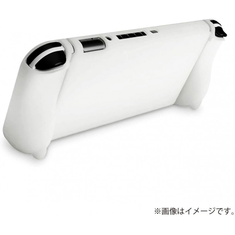 Silicon Grip Cover for Nintendo Switch OLED Model (White)