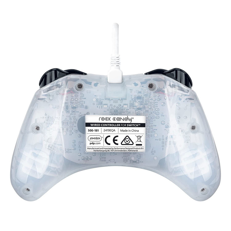 Rock Candy Wired Controller for Nintendo Switch (Frost White)