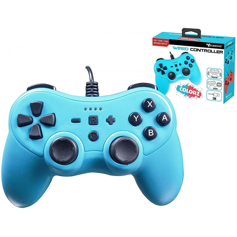 Subsonic Colours Controller for Nintendo Switch (Blue)