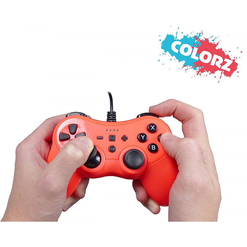 Subsonic Colours Controller for Nintendo Switch (Red)