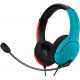 PDP Gaming LVL40 Stereo Headset with Mic for Nintendo Switch (Neon Blue-Red)