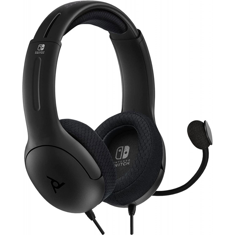 ?PDP Gaming LVL40 Wired Stereo Headset for Nintendo Switch (Black)