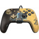 Faceoff Deluxe Wired Pro Controller for Nintendo Switch Zelda Breath of the Wild (Gold / Black)