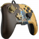 Faceoff Deluxe Wired Pro Controller for Nintendo Switch Zelda Breath of the Wild (Gold / Black)