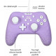 Konix Geek Star Amethyst Gamepad Controller for Nintendo Switch (Purple)