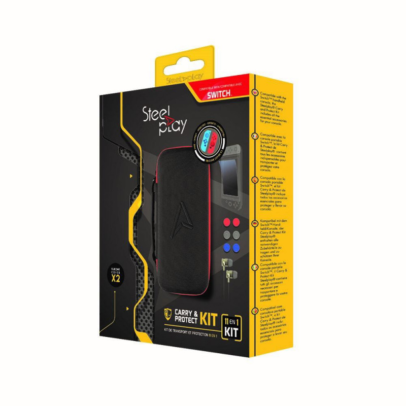 Steelplay - Carry & Protect Kit 11 in 1 for Nintendo Switch