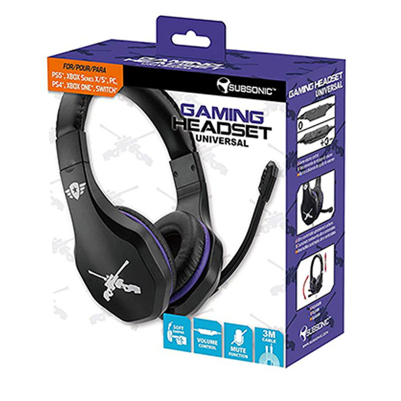 Subsonic Gaming Headset Universal for Switch / PS4 / XB1 / PC