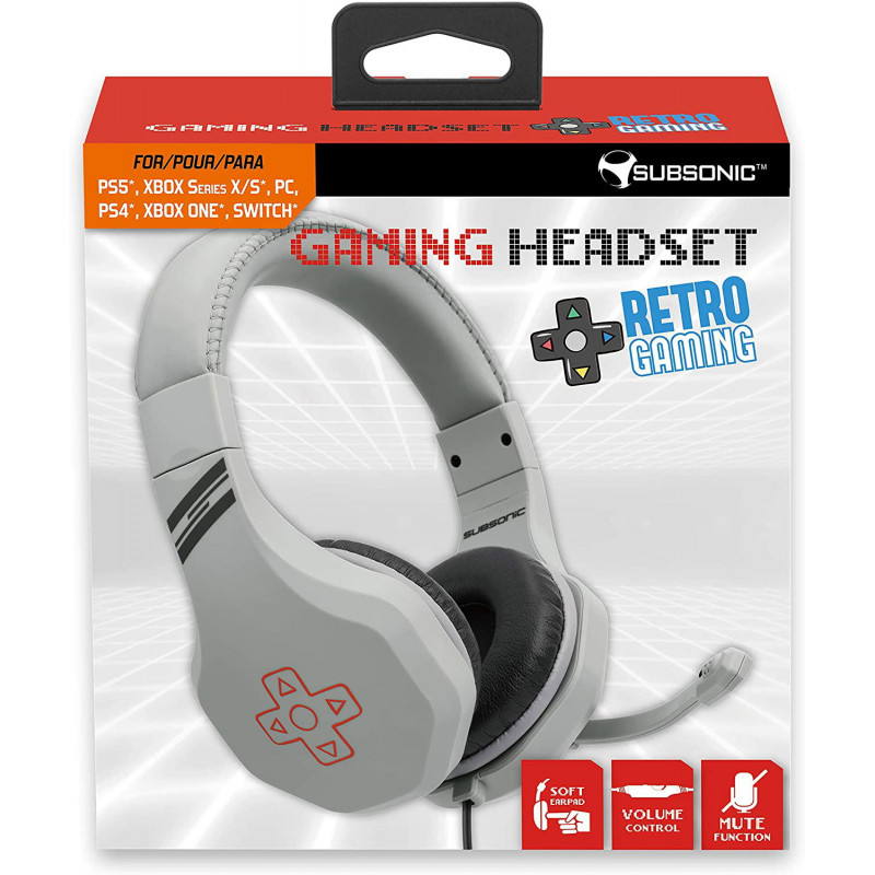 Retro Gaming Headset for Nintendo Switch / PlayStation 4 / Xbox One / PC