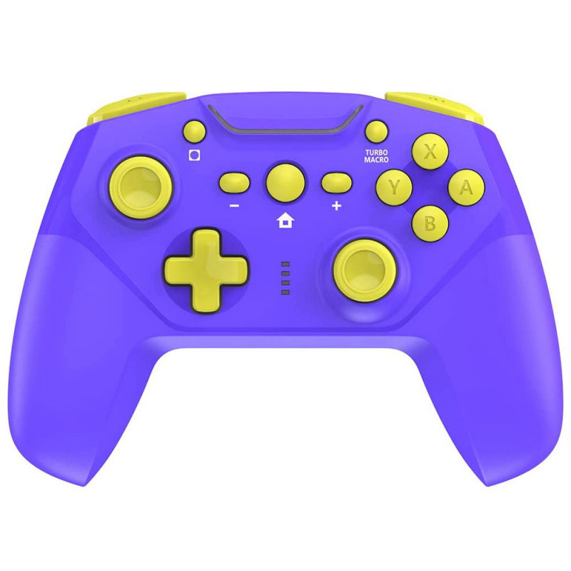 CYBER · Gyro Wireless Controller for Nintendo Switch (Purple x Yellow)