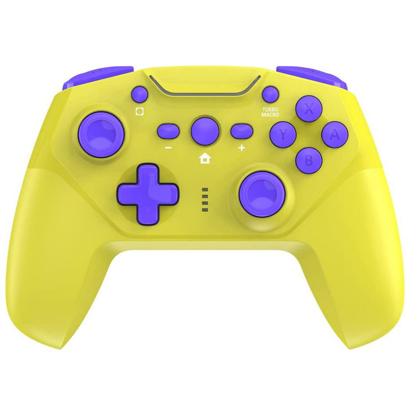 CYBER · Gyro Wireless Controller for Nintendo Switch (Yellow x Purple)