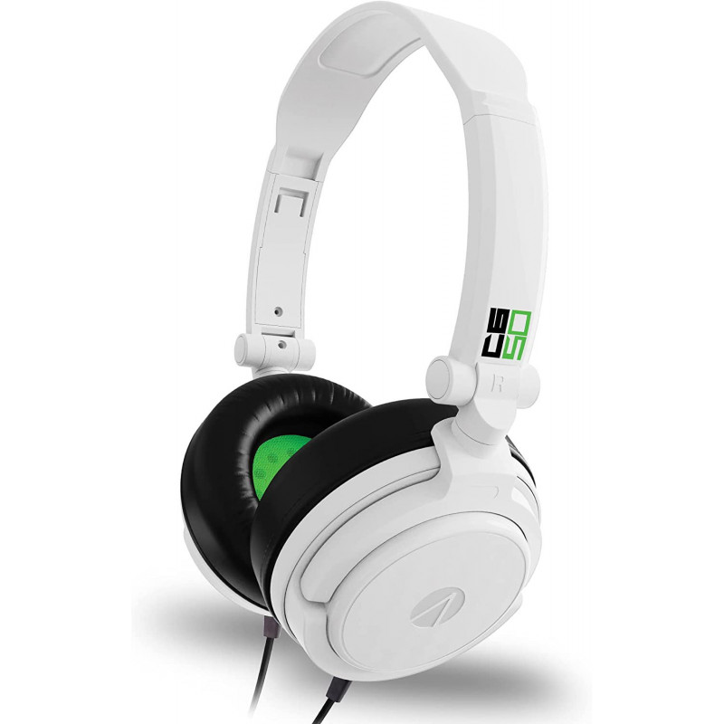 Stealth C6-50 Stereo Gaming Headset (Green / White)