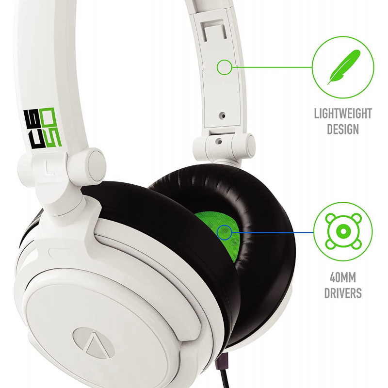 Stealth C6-50 Stereo Gaming Headset (Green / White)