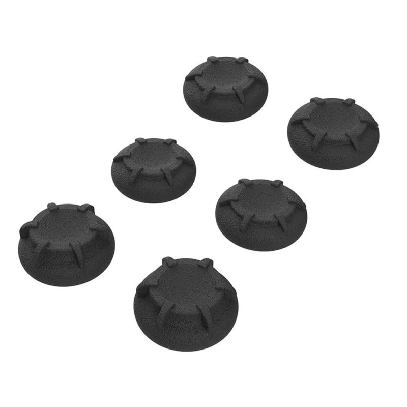 CYBER?Analog Stick Cover High Grade 6 Pieces for Nintendo Switch Pro Controller (Black)