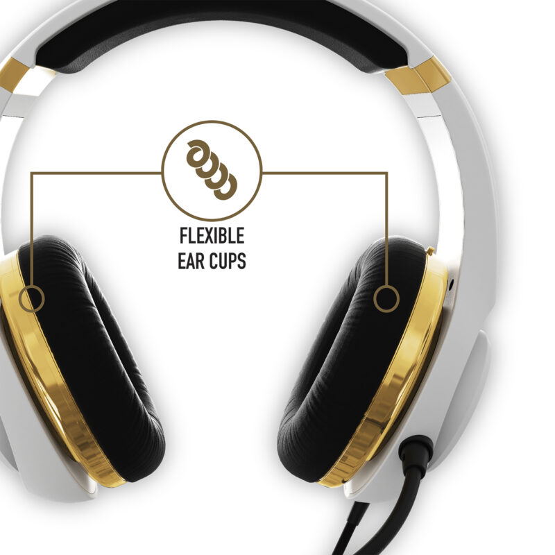 Stealth XP-Glass Stereo Gaming Headset (Gold / White)