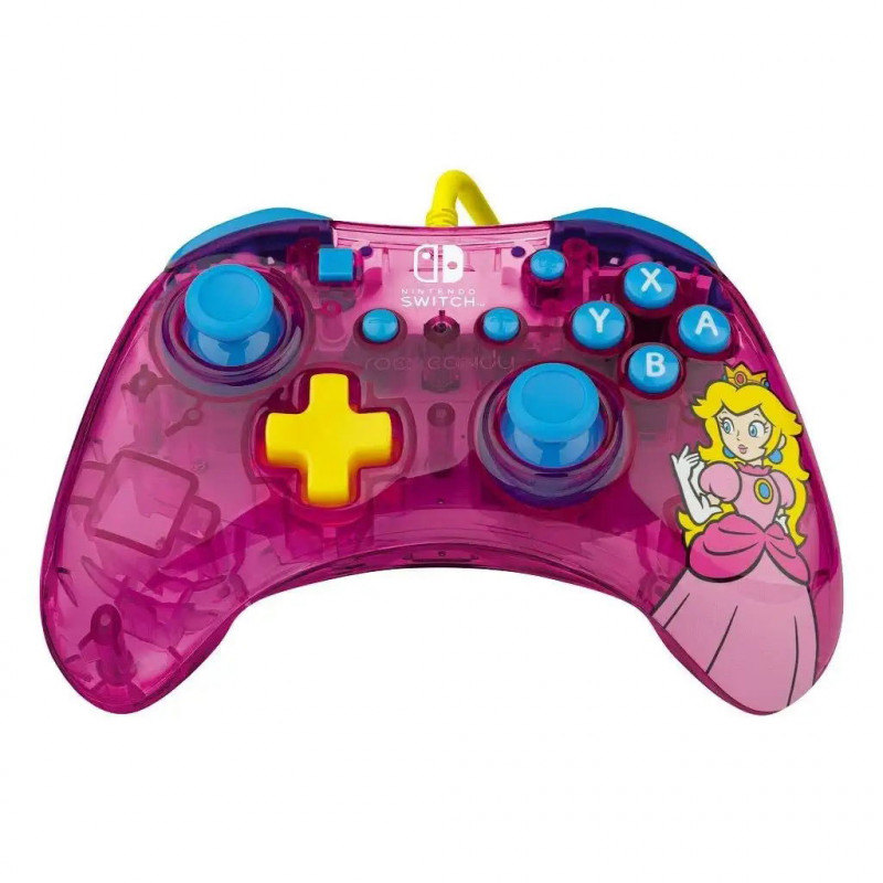 Rock Candy Wired Controller for Nintendo Switch (Peach)