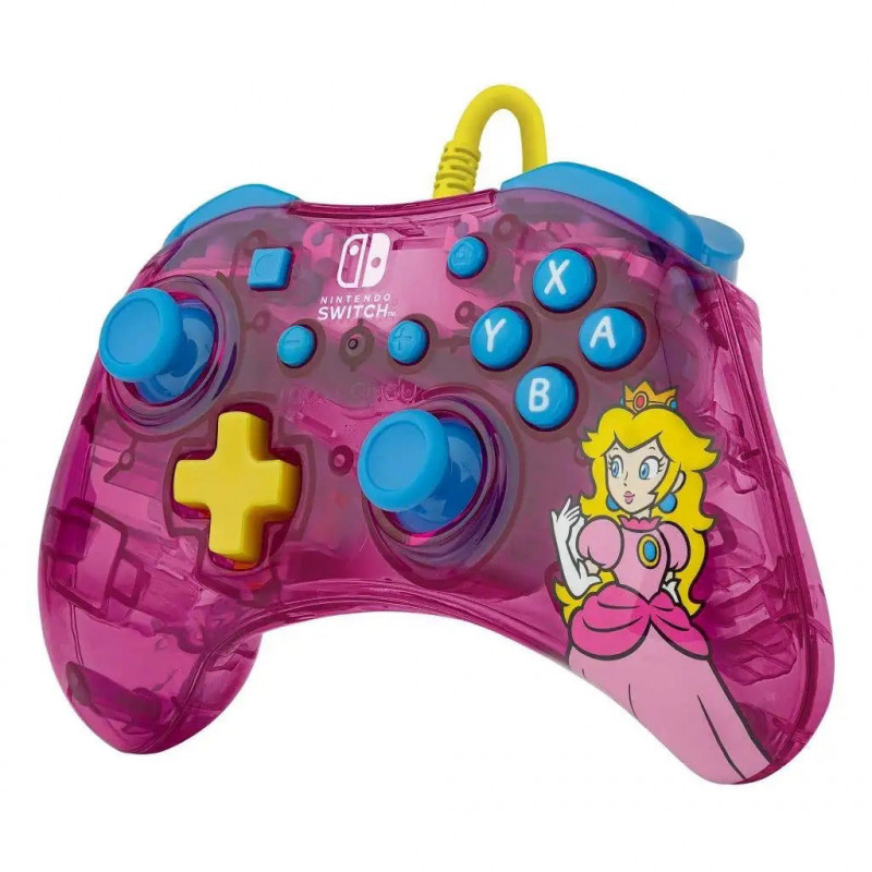 Rock Candy Wired Controller for Nintendo Switch (Peach)