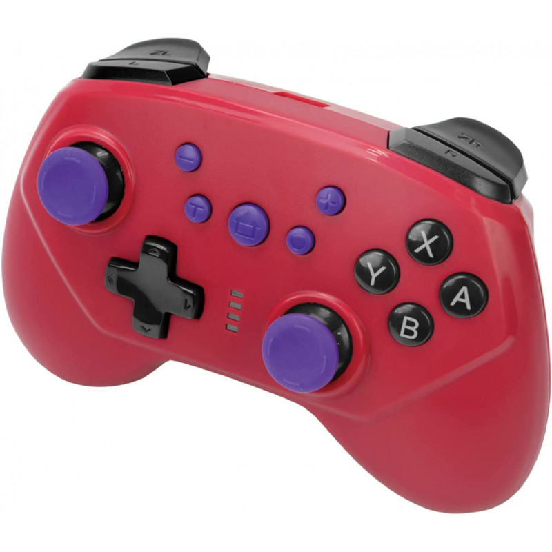 Wireless Battle Pad Turbo Pro for Nintendo Switch (Deep Red x Deep Purple)