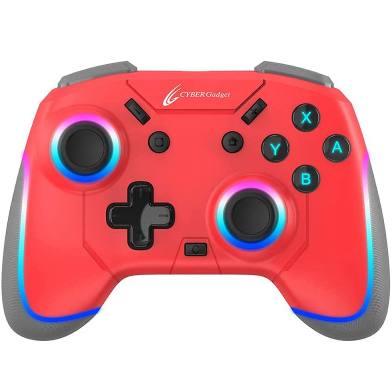 CYBER?Gaming Wireless Controller Mini HG for Nintendo Switch (Scarlet)