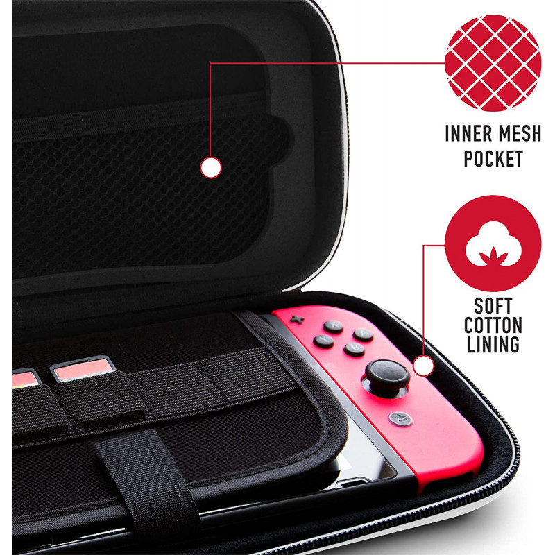 Premium Travel Kit for Nintendo Switch (Black / White)