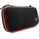 Premium Travel Case for Nintendo Switch (Neon Red / Blue)