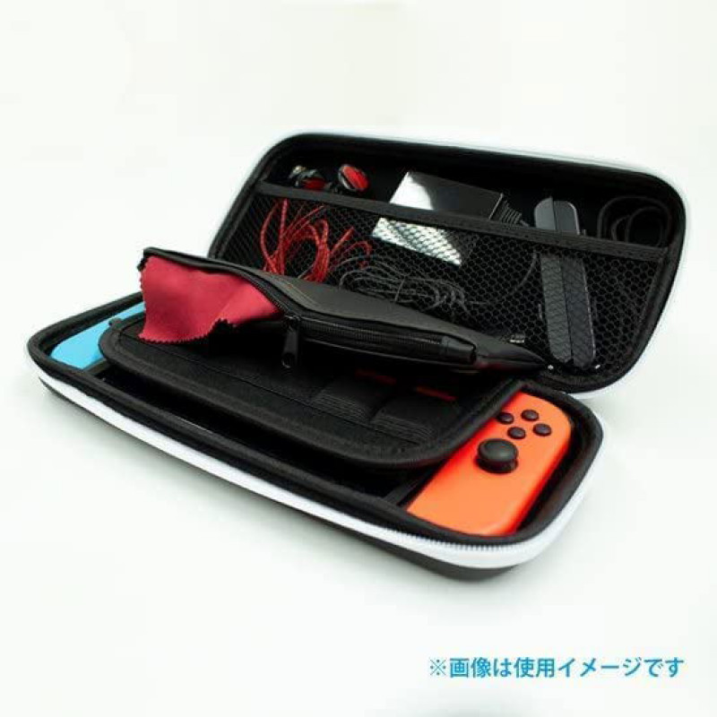 Storage Pouch for Nintendo Switch (White x Black)