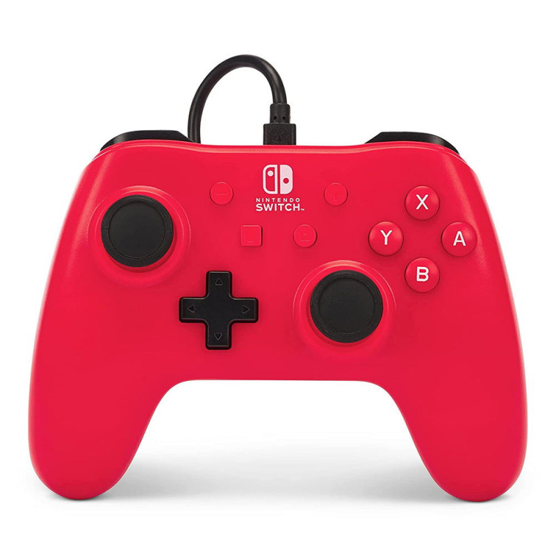 PowerA Wired Controller for Nintendo Switch (Raspberry Red)