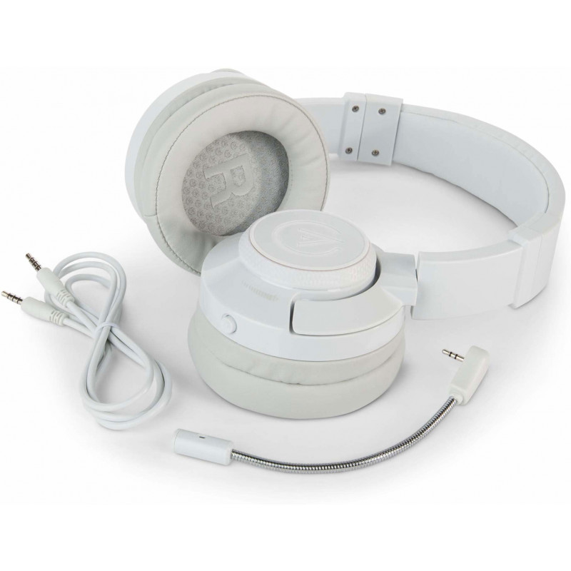 Fusion Wired Gaming Headset for Xbox, PS4, Switch (White)