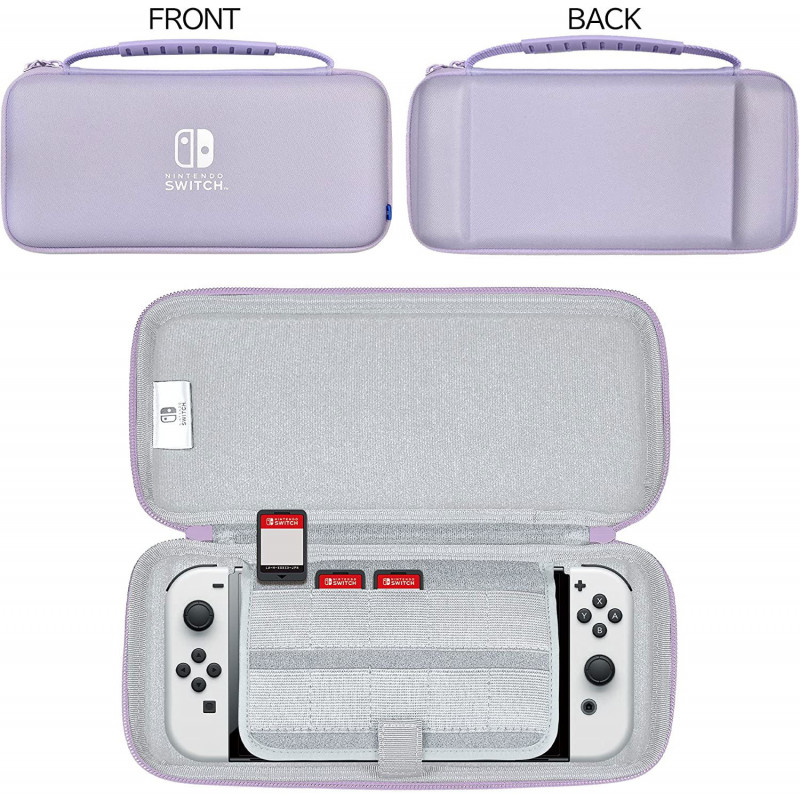 Slim Hard Pouch Plus for Nintendo Switch / Nintendo Switch OLED Model (Cassis Purple)