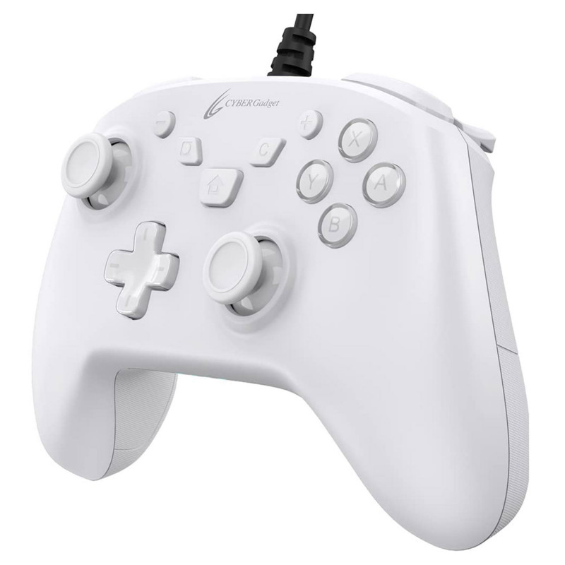 CYBER?Wired Gaming Controller HG Smart for Nintendo Switch (White)