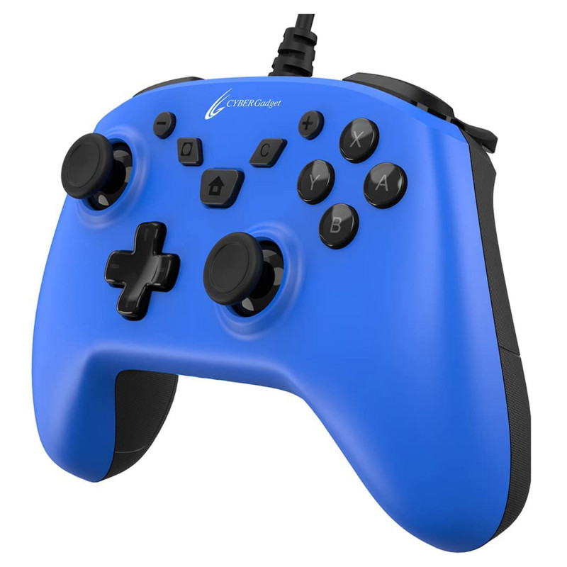 CYBER?Wired Gaming Controller HG Smart for Nintendo Switch (Blue)