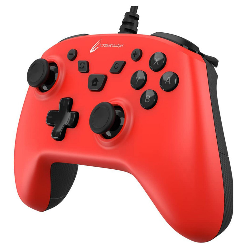 CYBER?Wired Gaming Controller HG Smart for Nintendo Switch (Red)