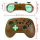 Wireless Battle Pad Turbo Pro for Nintendo Switch (Brown x Emerald)