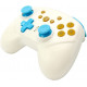 Wireless Battle Pad Turbo Pro for Nintendo Switch (Off White x Sky Blue)