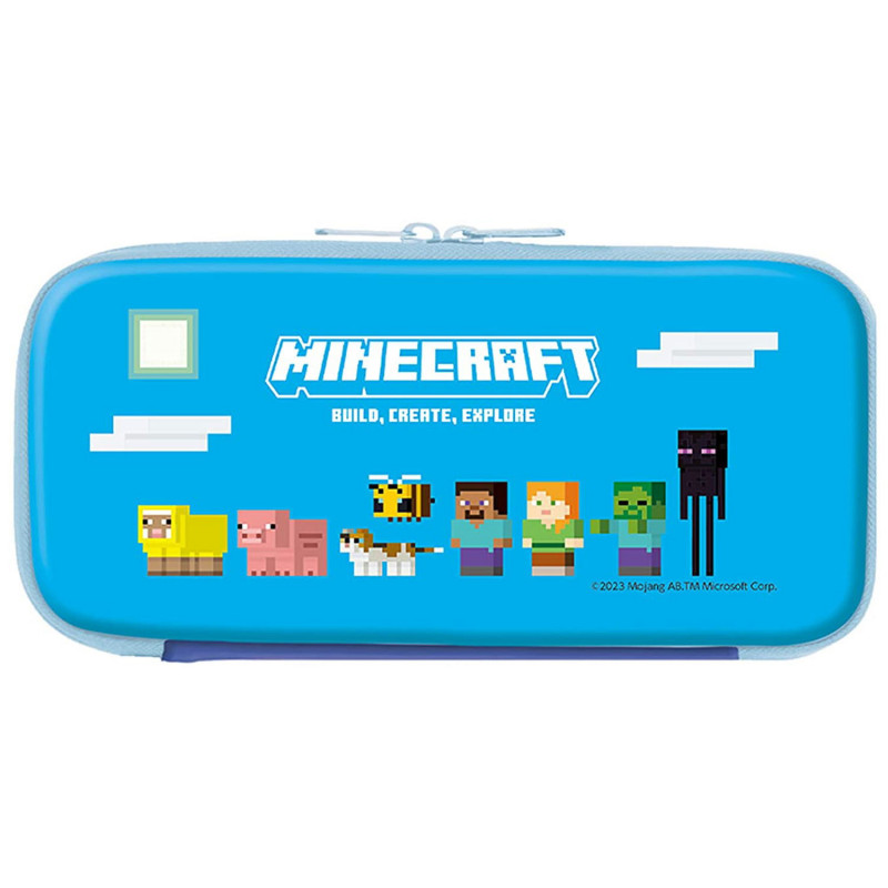 Nintendo Switch Family Compatible Combination Pouch (Minecraft Characters)