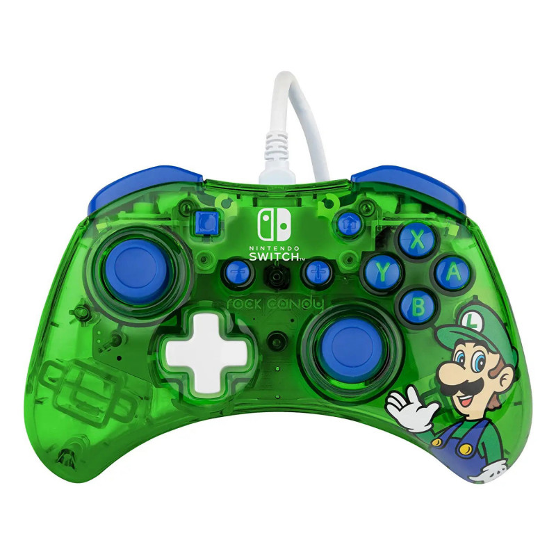 PDP Rock Candy Wired Controller for Nintendo Switch (Luigi)