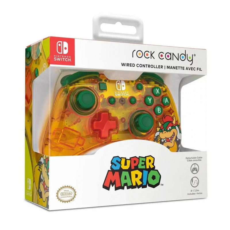 PDP Rock Candy Wired Controller for Nintendo Switch (Bowser)