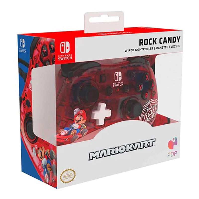 PDP Rock Candy Wired Controller for Nintendo Switch (Mario Kart)