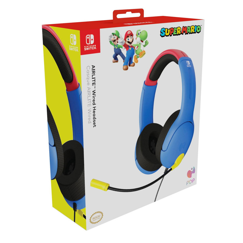 AIRLITE Wired Headset for Nintendo Switch (Mario)