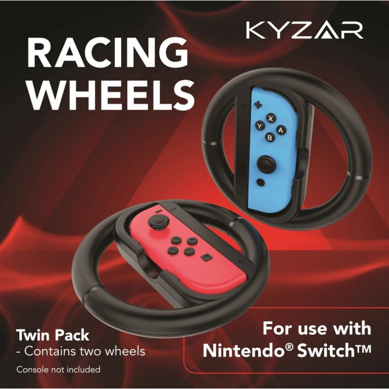 Kyzar Racing Wheels Twin Pack for Nintendo Switch