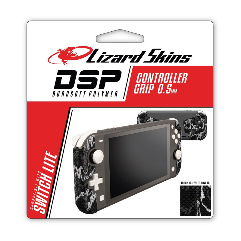 Lizard Skins DSP Controller Grip for Nintendo Switch Lite (Black Camo)