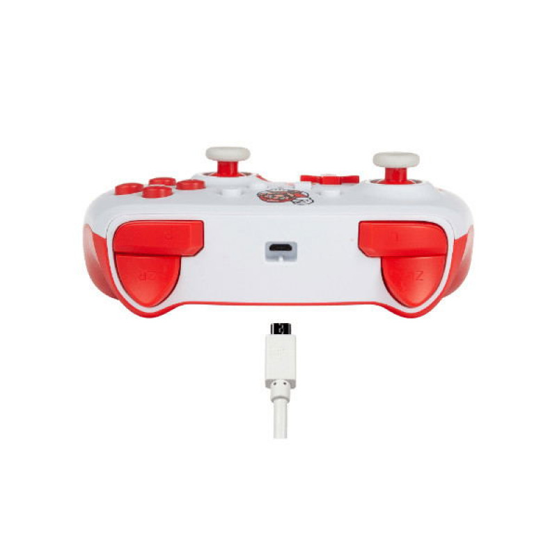 PowerA Enhanced Wired Controller for Nintendo Switch (Mario Red/White)