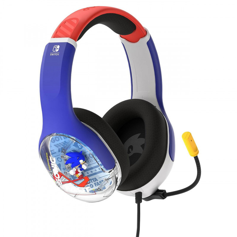 Sonic Superstars: Sonic Go Fast Wired Headset for Nintendo Switch