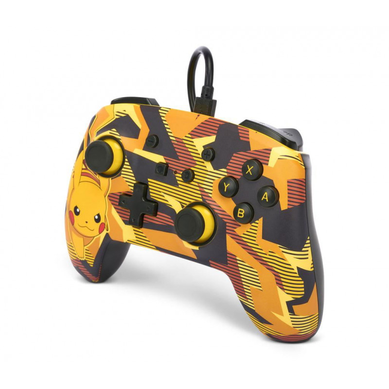 PowerA Enhanced Wired Controller for Nintendo Switch (Camo Storm Pikachu)