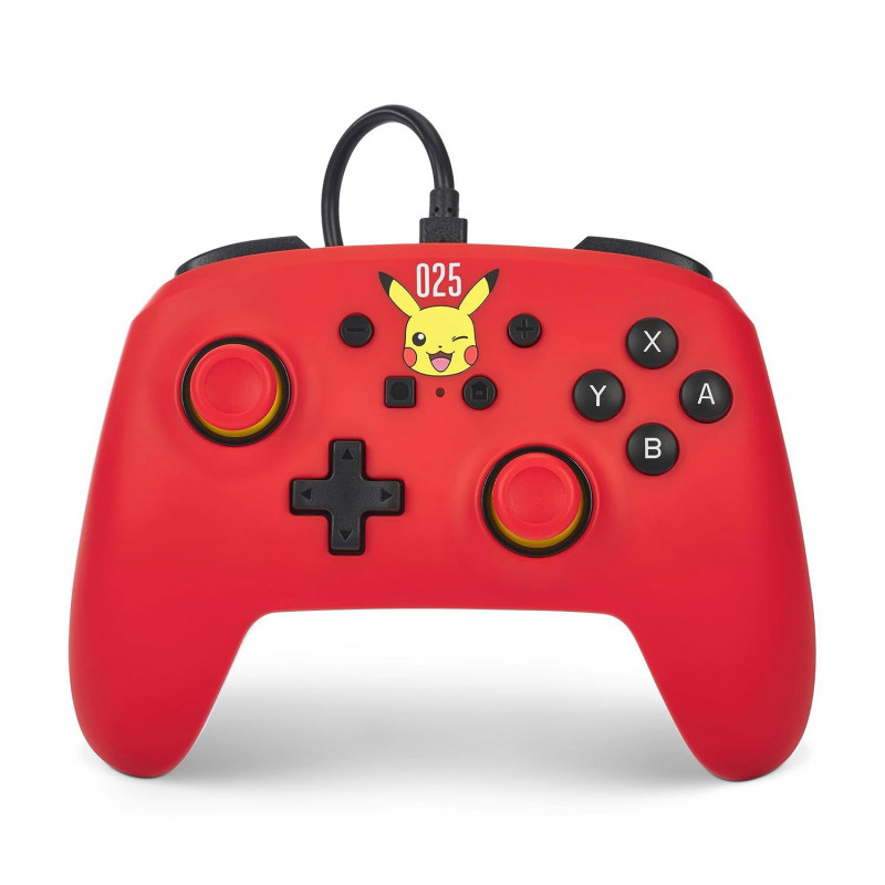 PowerA Wired Controller for Nintendo Switch (Laughing Pikachu)