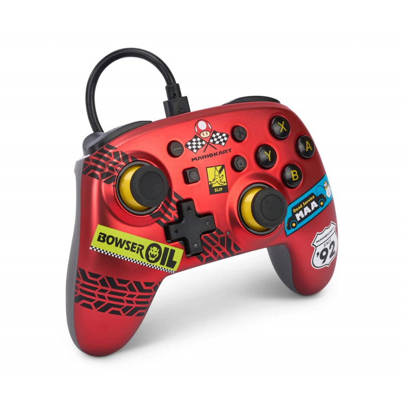 PowerA Nano Wired Controller for Nintendo Switch (Mario Kart: Racer Red)