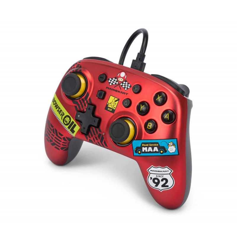 PowerA Nano Wired Controller for Nintendo Switch (Mario Kart: Racer Red)