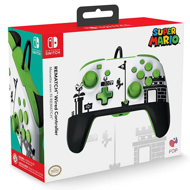 PDP Rematch Wired Controller for Nintendo Switch (Toad & Yoshi)