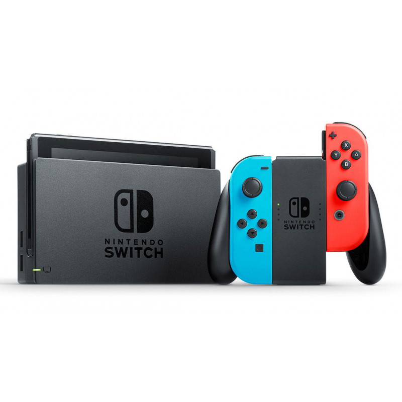 Nintendo Switch (Generation 2) (Neon Blue / Neon Red)